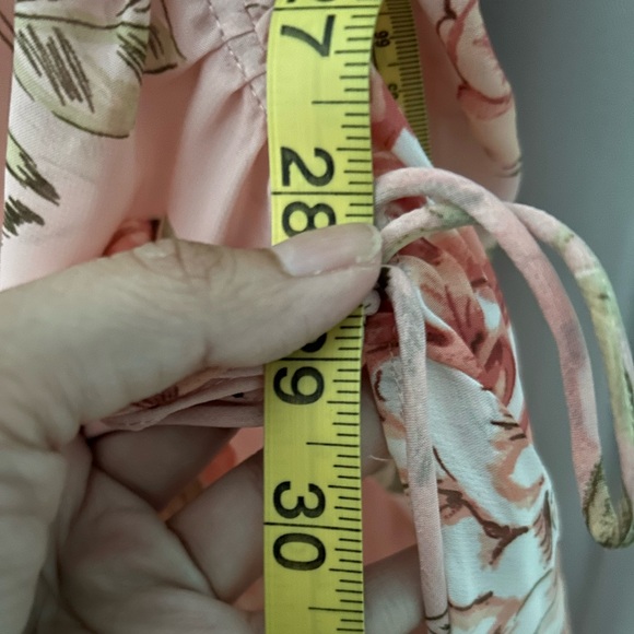 Nordstrom Eliza J Floral Ruched Maxi Dress in Blush - Picture 10 of 11